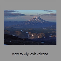 view to Vilyuchik volcano